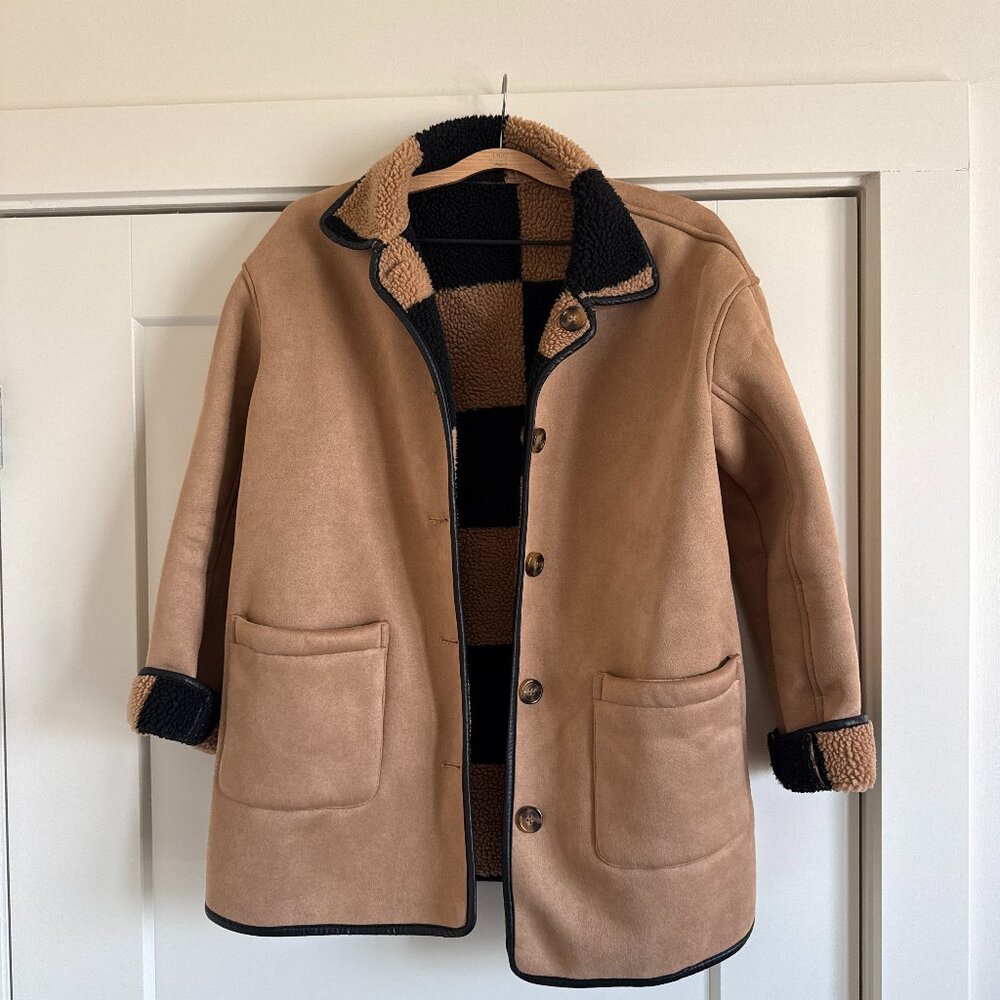 FRENCHMAUVE Ares Reversible Long Jacket